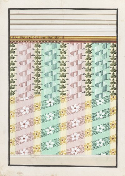 Project for the Painted Decoration of a Wall, with Alternative Suggestions by Unbekannt Unbekannt
